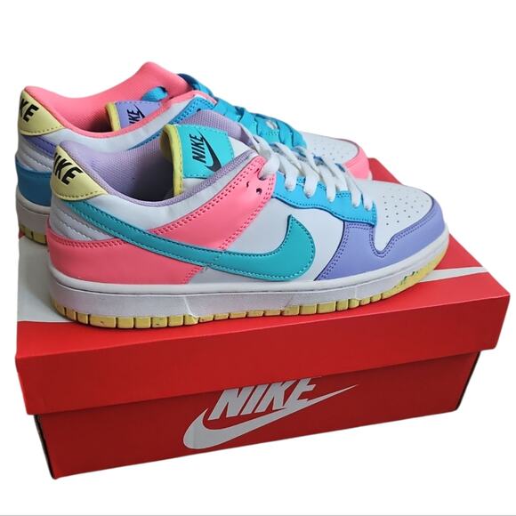 Nike Dunk Low SE Easter Candy  Nike / DD1872-100 - Picture 8 of 16
